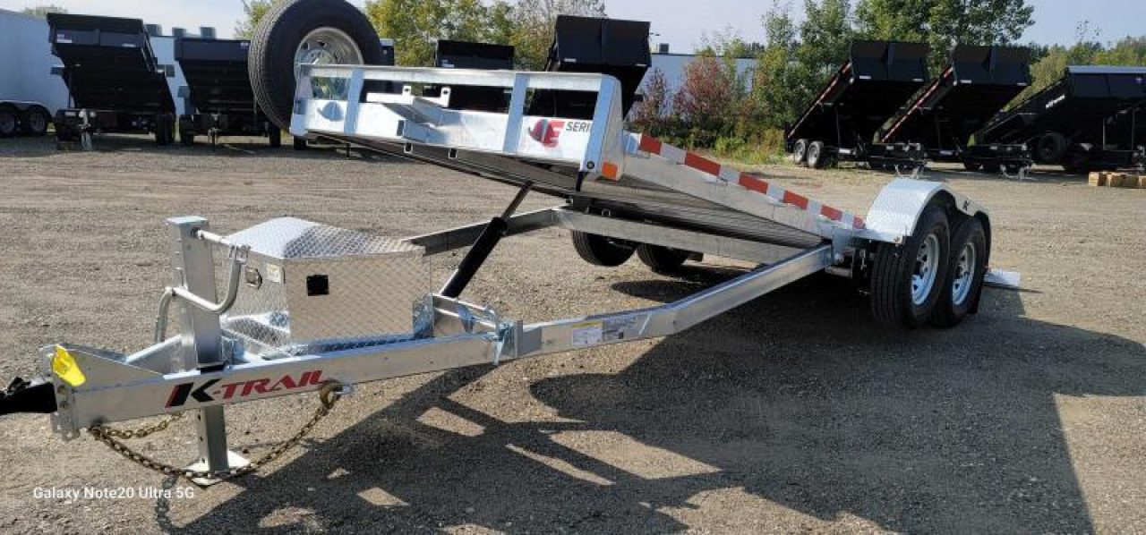 New 2025 K-Trail Hydraulic Power Tilt Deck 80"x20 14K Say goodbye to rust! This trailer is the Best of the Best. Buil