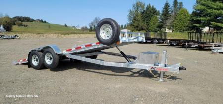 New 2025 K-Trail Hydraulic Power Tilt Deck 80"x20 14K Say goodbye to rust! This trailer is the Best of the Best. Buil