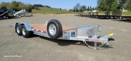 New 2025 K-Trail Hydraulic Power Tilt Deck 80"x20 14K Say goodbye to rust! This trailer is the Best of the Best. Buil