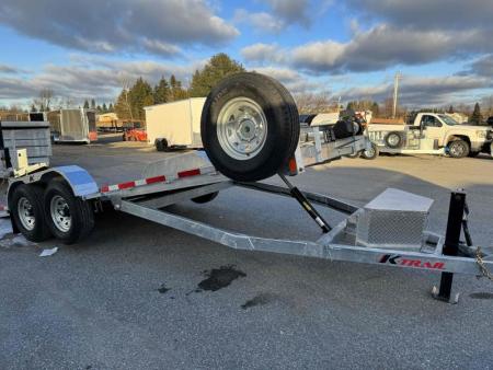 New 2025 K-Trail Hydraulic Power Tilt Deck 80"x20 14K Say goodbye to rust! This trailer is the Best of the Best. Buil