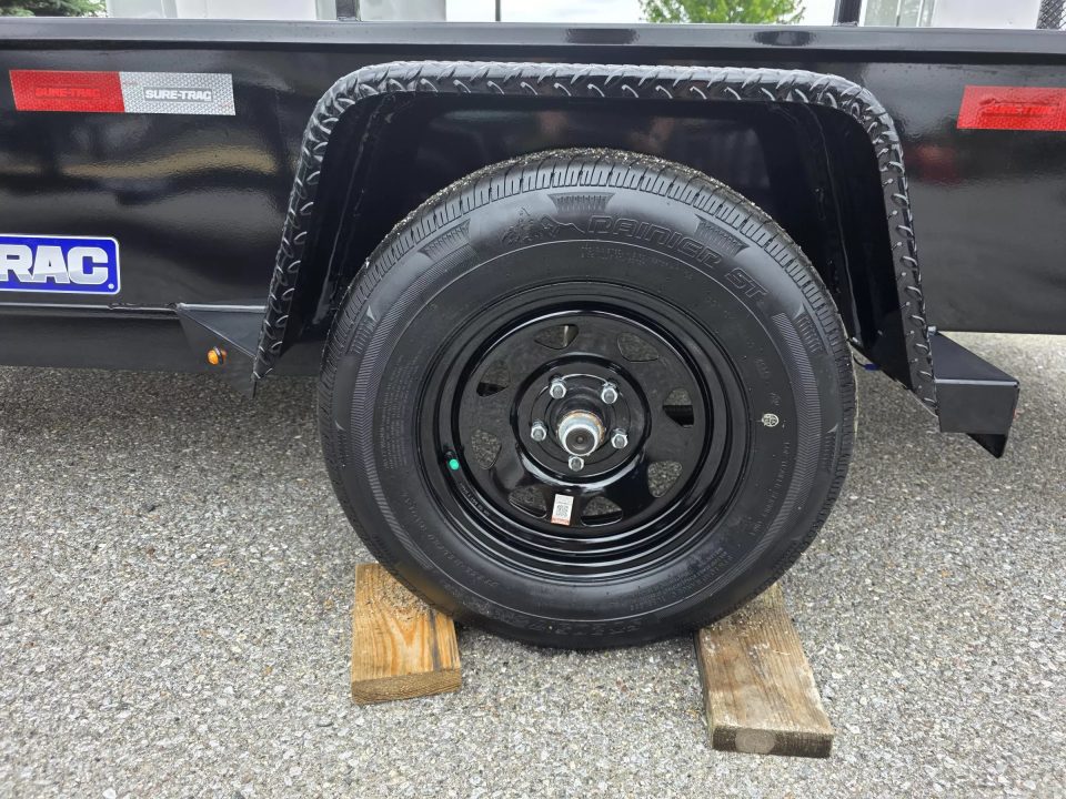 New 2025 Sure-trac Trailers 6X12 STEEL HIGH SIDE 3K STUSH7212-BP-030