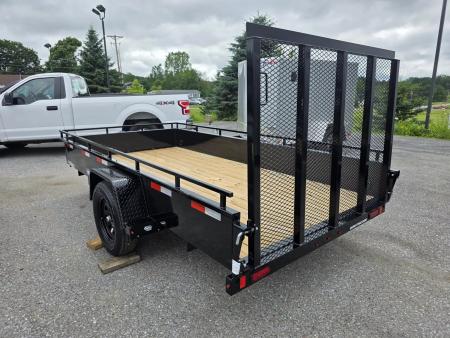 New 2025 Sure-trac Trailers 6X12 STEEL HIGH SIDE 3K STUSH7212-BP-030