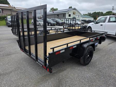 New 2025 Sure-trac Trailers 6X12 STEEL HIGH SIDE 3K STUSH7212-BP-030