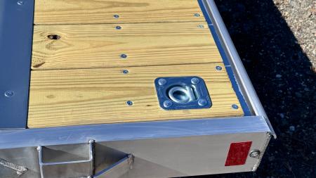 New 2026 CargoPro 8x18 Aluminum 7K Wood Deck Car Hauler w/Slide-In Ramps COCH8X18-W