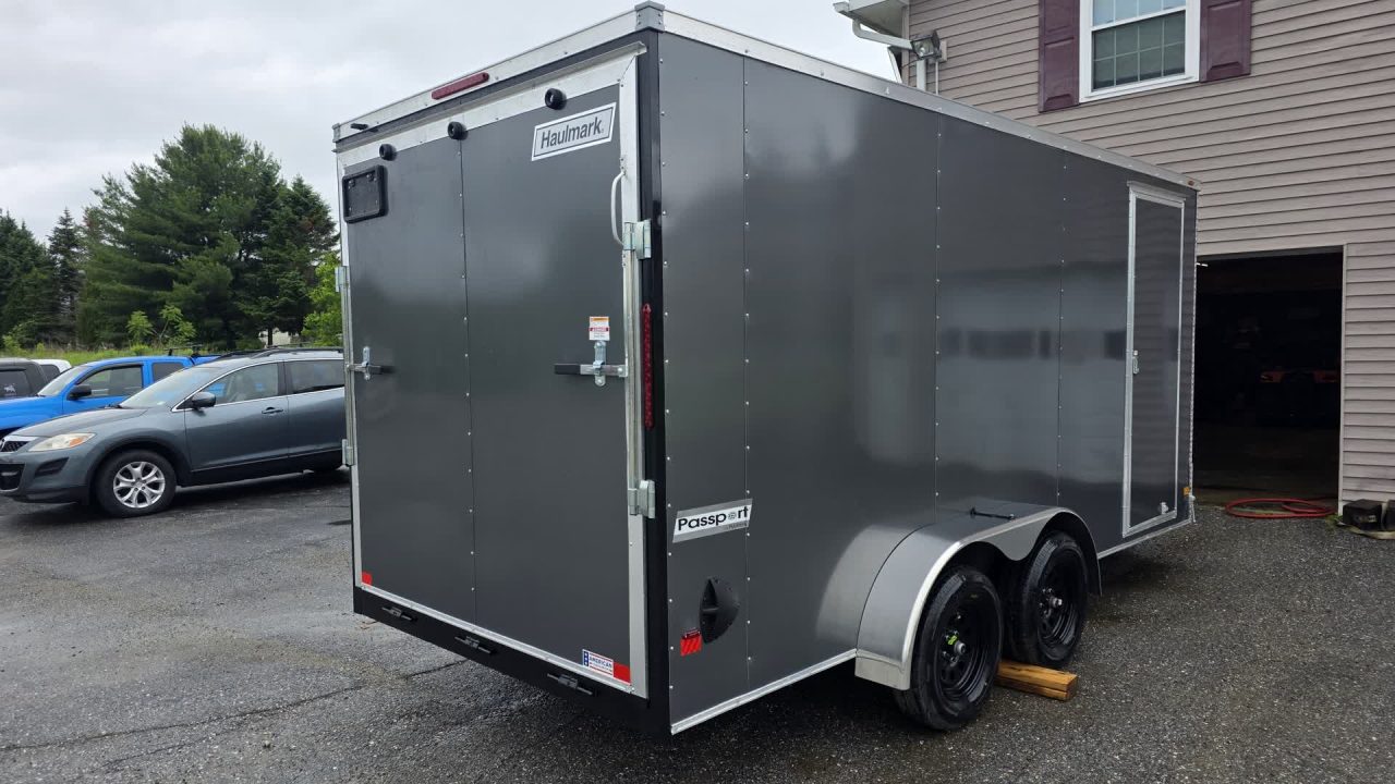 New 2026 Haulmark Trailers 7X16 PP716T2-D Passport Deluxe w/EXTRA HEIGHT