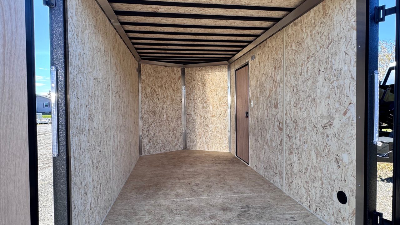 New 2026 ITI Cargo SE 7x12 Enclosed 3.5K Cargo Trailer BARN DOORS & LADDER RACK