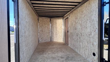 New 2026 ITI Cargo SE 7x12 Enclosed 3.5K Cargo Trailer BARN DOORS & LADDER RACK