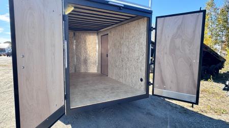 New 2026 ITI Cargo SE 7x12 Enclosed 3.5K Cargo Trailer BARN DOORS & LADDER RACK