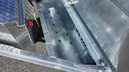 New 2026 K-Trail 6X12 RS 10K Galvanized Dump Trailer w/ Ramps, Hydro Jack, Tarp Kit, Tool Tray and Spare Tire