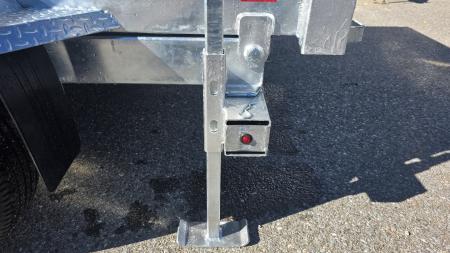 New 2026 K-Trail 6X12 SS 10K Galvanized Dump Trailer w/ Ramps, Tarp Kit and Spare Tire