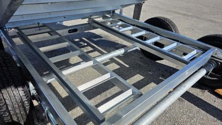 New 2026 K-Trail 6X12 SS 10K Galvanized Dump Trailer w/ Ramps, Tarp Kit and Spare Tire