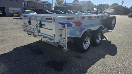 New 2026 K-Trail 6X12 SS 10K Galvanized Dump Trailer w/ Ramps, Tarp Kit and Spare Tire