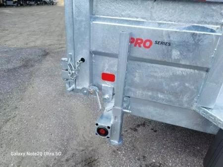 New 2026 K-Trail 82"X14 14K Galvanized Dump Trailer w/ Ramps, Tarp, Tool Tray, Spare Tire