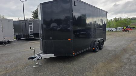 New 2026 Nitro 7.5x16 Sport Cargo Black Out w/ Rear Canopy, Extra Height, D-Rings & Alloy Wheels