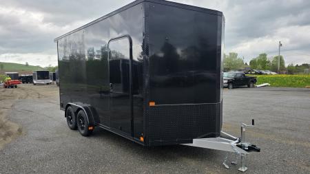 New 2026 Nitro 7.5x16 Sport Cargo Black Out w/ Rear Canopy, Extra Height, D-Rings & Alloy Wheels