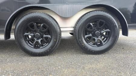 New 2026 Nitro 7.5x16 Sport Cargo Black Out w/ Rear Canopy, Extra Height, D-Rings & Alloy Wheels