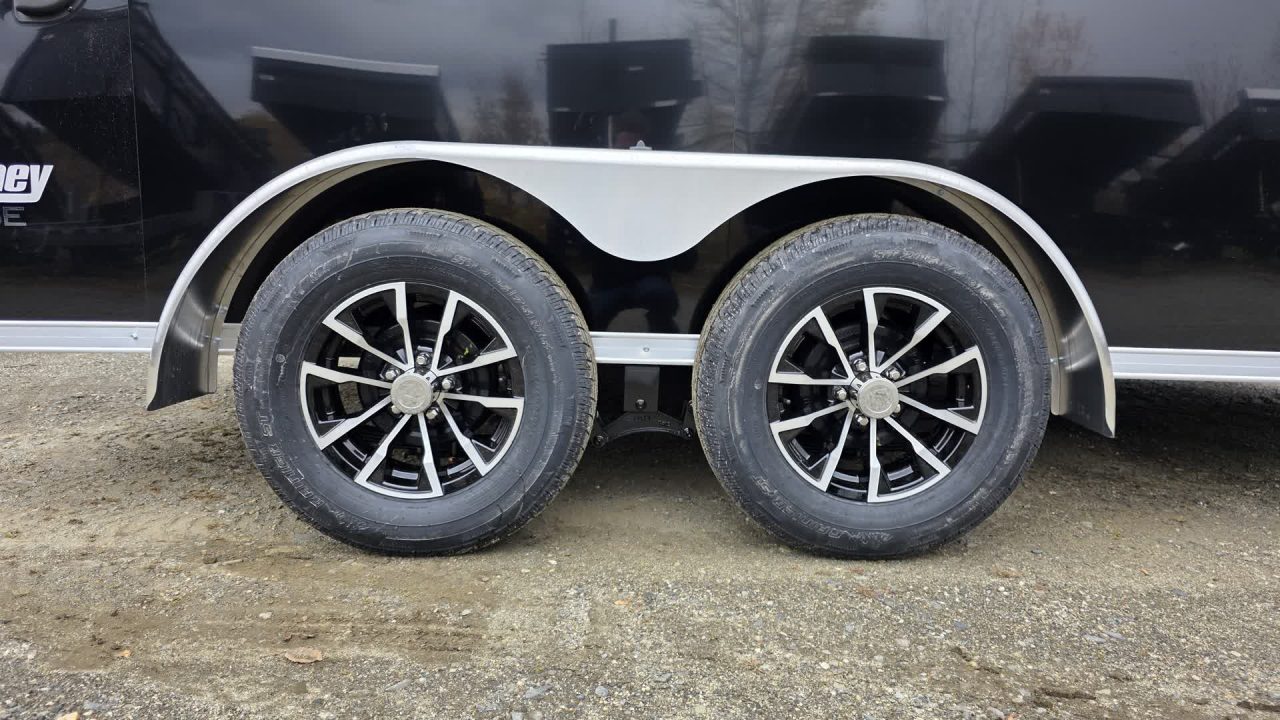 New 2026 Pace American 7 x 14 Journey SE Flat Top Sloped V-Nose 7K w/ ALLOY WHEELS & D-RINGS