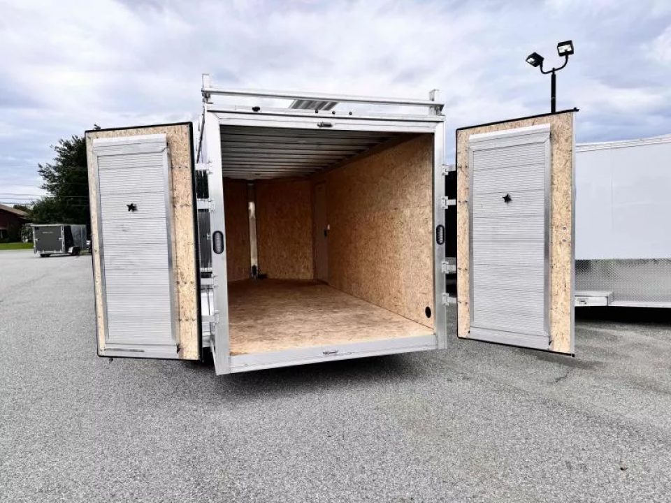 New 2026 Stealth Trailers 7X16 STEALTH ALUMINIUM ULTIMATE CONTRACTOR 7K w/BARN DOORS & RAMPS