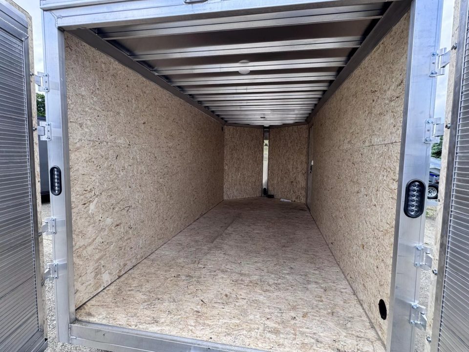 New 2026 Stealth Trailers 7X16 STEALTH ALUMINIUM ULTIMATE CONTRACTOR 7K w/BARN DOORS & RAMPS