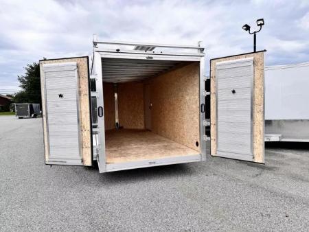 New 2026 Stealth Trailers 7X16 STEALTH ALUMINIUM ULTIMATE CONTRACTOR 7K w/BARN DOORS & RAMPS