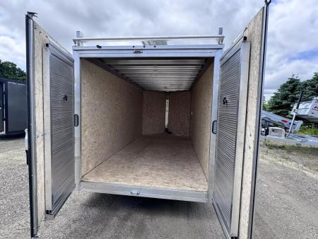 New 2026 Stealth Trailers 7X16 STEALTH ALUMINIUM ULTIMATE CONTRACTOR 7K w/BARN DOORS & RAMPS