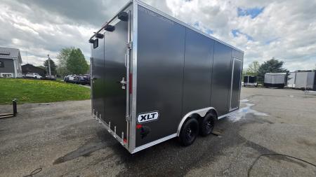 New 2026 Stealth Trailers 8.5x16 XLT Pro 7K Aluminum Enclosed Car Hauler w/HD Rear Ramp Door, Aluminum Composite Panels