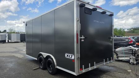 New 2026 Stealth Trailers 8.5x16 XLT Pro 7K Aluminum Enclosed Car Hauler w/HD Rear Ramp Door, Aluminum Composite Panels