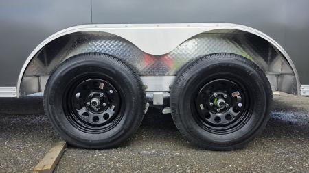New 2026 Stealth Trailers 8.5x16 XLT Pro 7K Aluminum Enclosed Car Hauler w/HD Rear Ramp Door, Aluminum Composite Panels