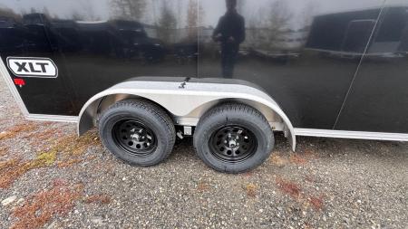 New 2026 Stealth Trailers Stealth 7x14 Aluminum 2-Place Drive-In/Out Snowmobile Trailer w/Extra Height, Recessed D-Rings & LED