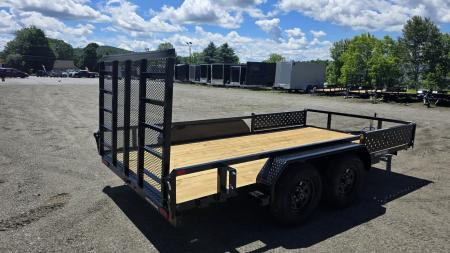 New 2026 Sure-trac Trailers 7 x 14 Tube Top ATV 7K ST-UTV8214-070