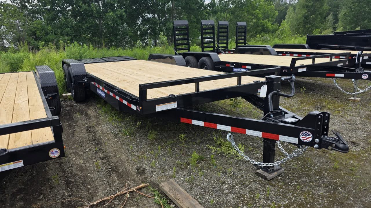 New 2026 Sure-trac Trailers 7 x 20 (17+3) Universal Ramp Equipment 14K ST-URE8220-140