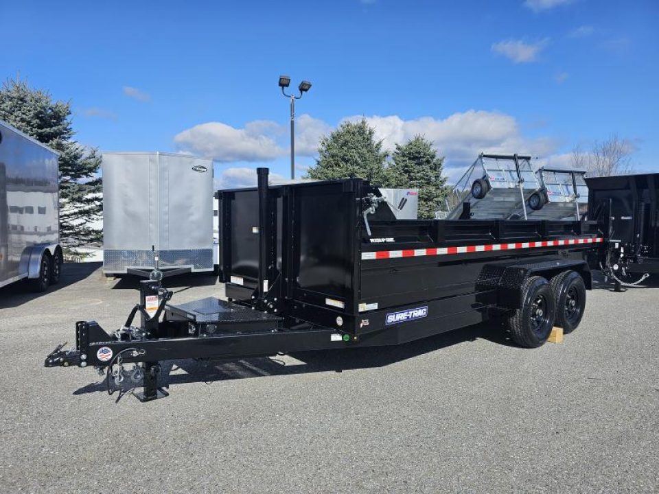 New 2026 Sure-trac Trailers 7X16 14k ST8216TLDD-B-140 - Telescopic