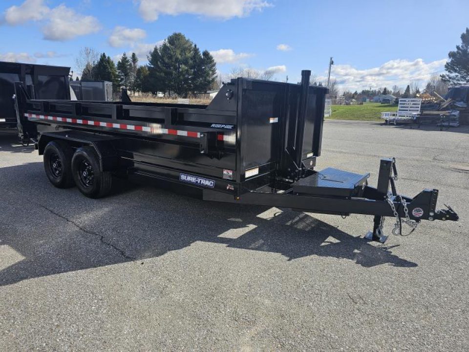 New 2026 Sure-trac Trailers 7X16 14k ST8216TLDD-B-140 - Telescopic
