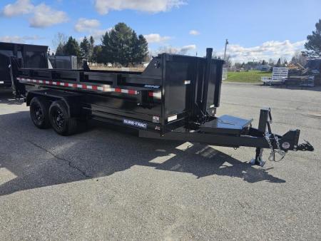 New 2026 Sure-trac Trailers 7X16 14k ST8216TLDD-B-140 - Telescopic
