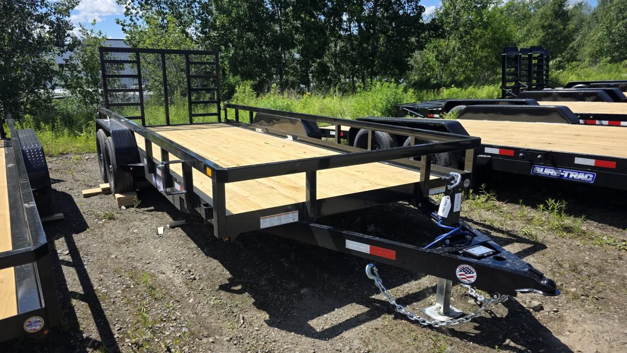 New 2026 Sure-trac Trailers 7x18 TUBE TOP UTILITY 10K ST-UTT8218-100