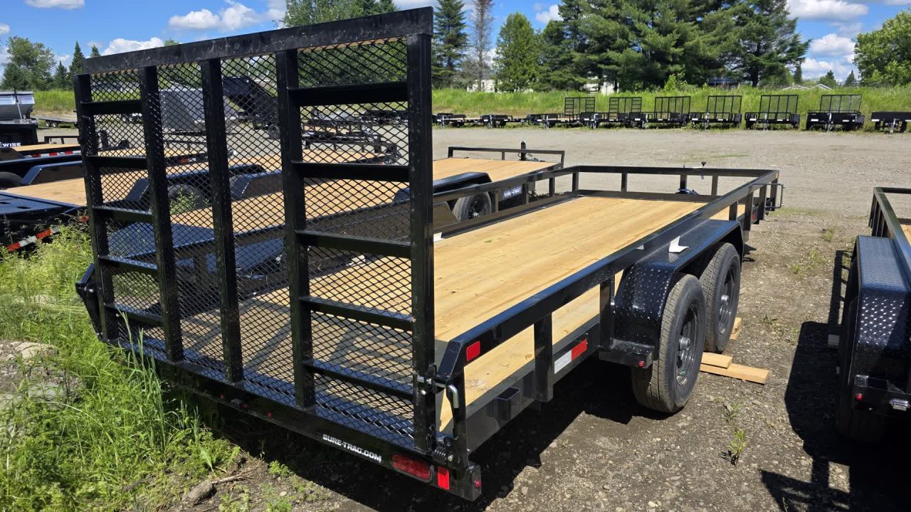 New 2026 Sure-trac Trailers 7x18 TUBE TOP UTILITY 10K ST-UTT8218-100