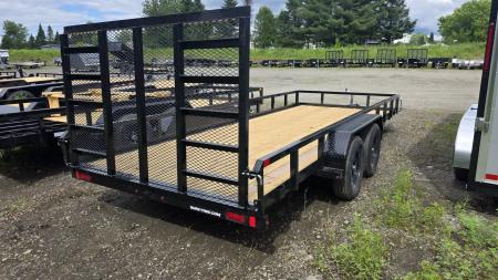 New 2026 Sure-trac Trailers 7x18 TUBE TOP UTILITY 7K ST-UTT8218-070