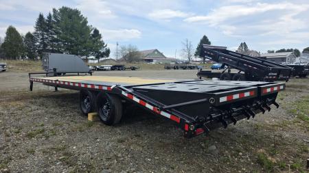 New 2026 Sure-trac Trailers 8.5 X 25 (20+5) HD 15K HEAVY DUTY LOW PROFILE BEAVERTAIL BUMPER PULL DECKOVER ST-HDO10225-150