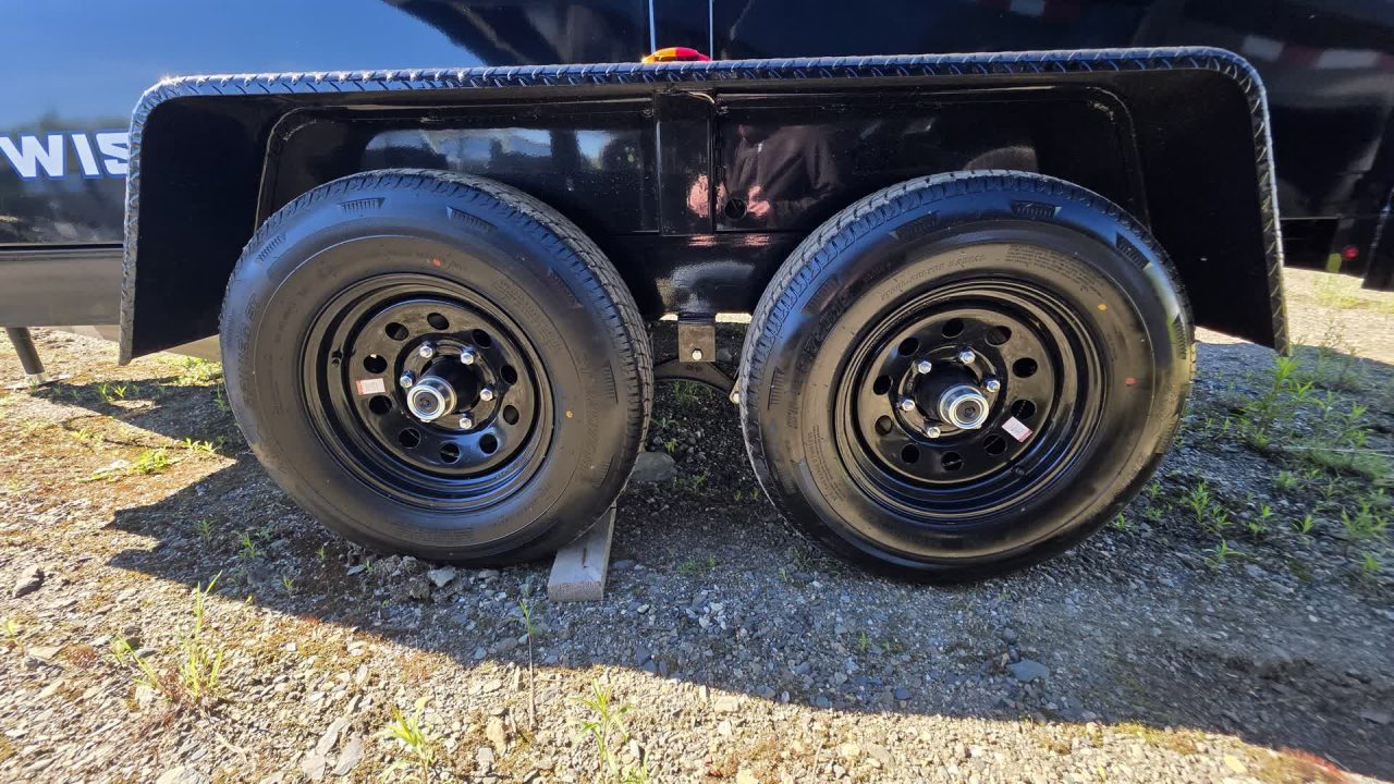 New 2027 BWise 6X10 10K DT610LP-LE-10-A DUMP w/TARP KIT & SPARE TIRE