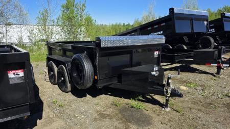 New 2027 BWise 6X10 10K DT610LP-LE-10-A DUMP w/TARP KIT & SPARE TIRE