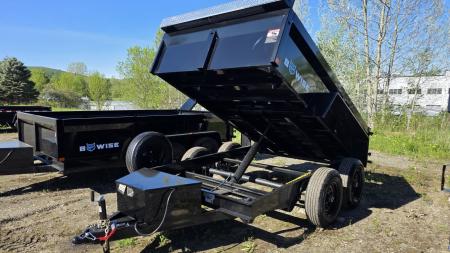 New 2027 BWise 6X10 10K DT610LP-LE-10-A DUMP w/TARP KIT & SPARE TIRE