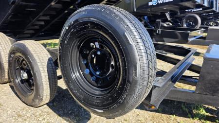 New 2027 BWise 6X10 10K DT610LP-LE-10-A DUMP w/TARP KIT & SPARE TIRE