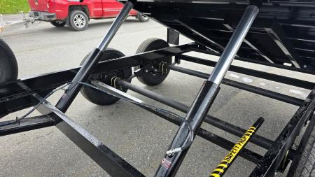 New 2027 BWise 7X14 14 K DT714LP-LE-14-A w/TARP KIT & SPARE TIRE