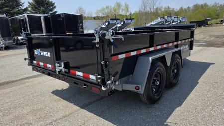 New 2027 BWise 7X14 DLP14-15 HD 15K DUMP w/ HYDRO JACK, TARP KIT & SPARE TIRE