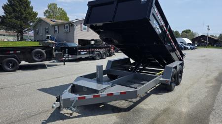 New 2027 BWise 7X14 DLP14-15 HD 15K DUMP w/ HYDRO JACK, TARP KIT & SPARE TIRE