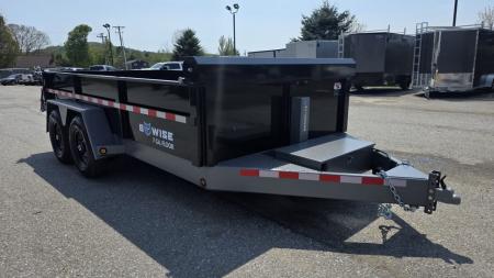 New 2027 BWise 7X14 DLP14-15 HD 15K DUMP w/ HYDRO JACK, TARP KIT & SPARE TIRE