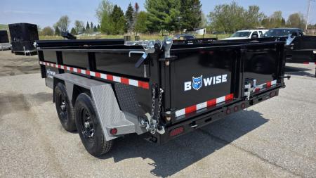 New 2027 BWise 7X14 DLP14-15 HD 15K DUMP w/ HYDRO JACK, TARP KIT & SPARE TIRE