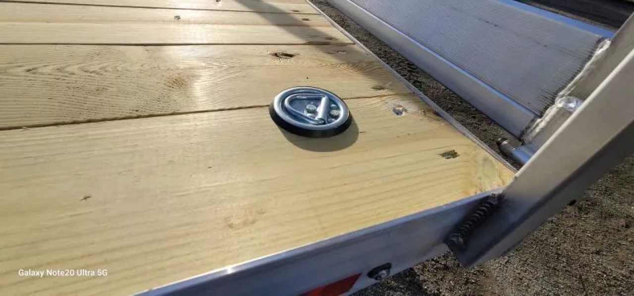 New 2027 CargoPro 80x12 Aluminum Utility Trailer w/ (4) D-Rings