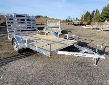 New 2027 CargoPro 80x12 Aluminum Utility Trailer w/ (4) D-Rings