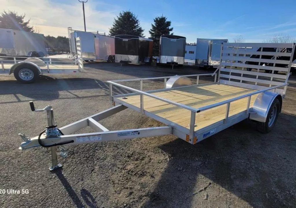 New 2027 CargoPro 80x12 Aluminum Utility Trailer w/ (4) D-Rings